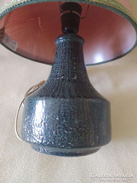 Kerezsi Gyöngyi Iparművészeti asztali lámpa, eredeti, jelzett, hibátlan, 42 cm