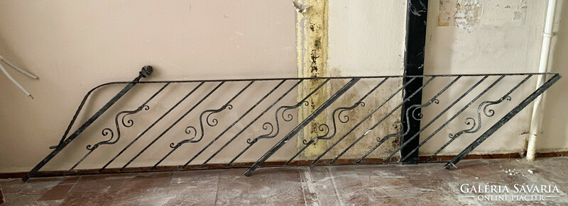 Wrought iron stair railing