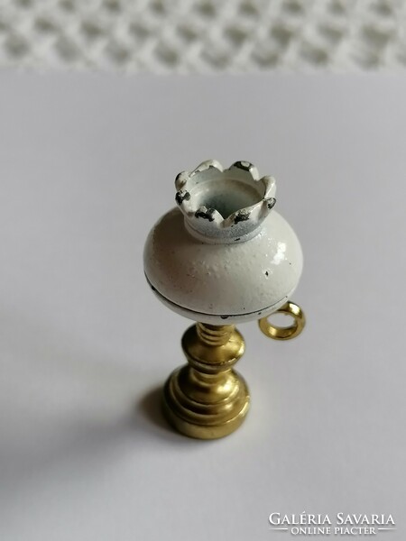 Retro doll house, doll's kitchen metal mini lamp 29.