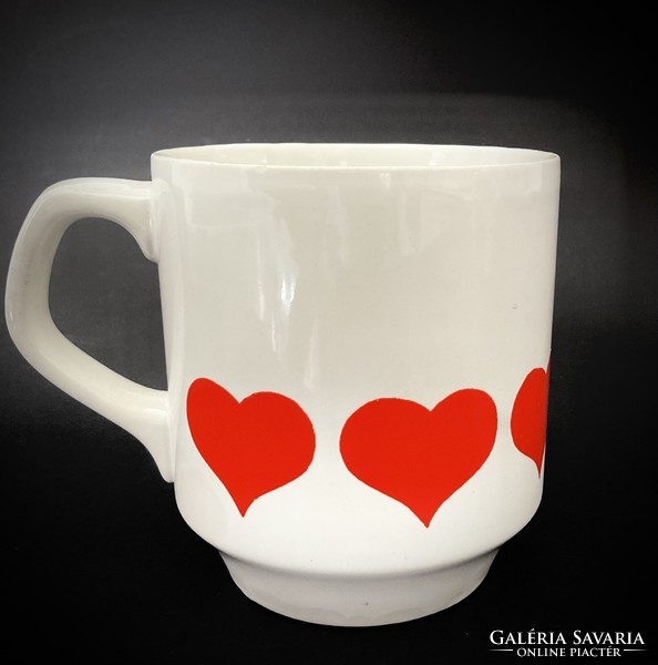 Granite heart mug