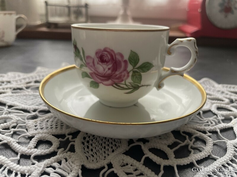 Fürstenberg bécsi rózsás klasszikus kávés csésze