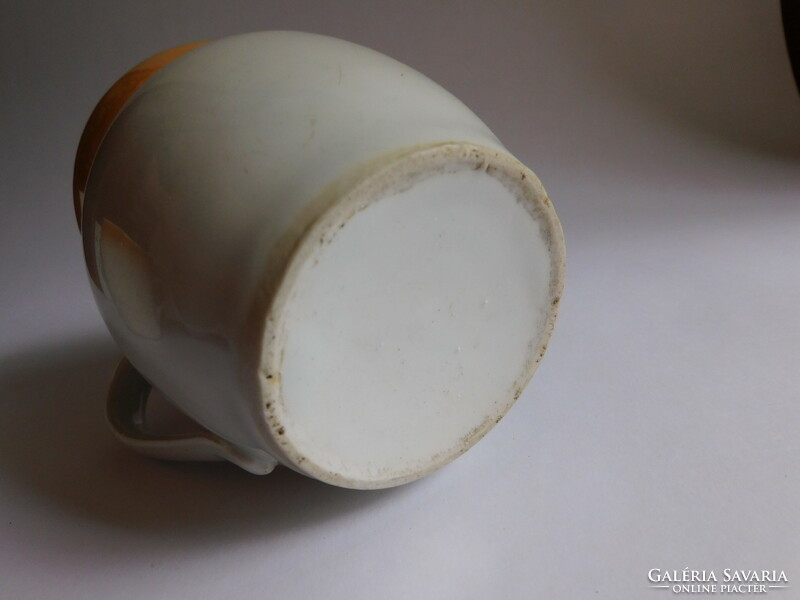 Antique Zsolnay half-liter geisha glass