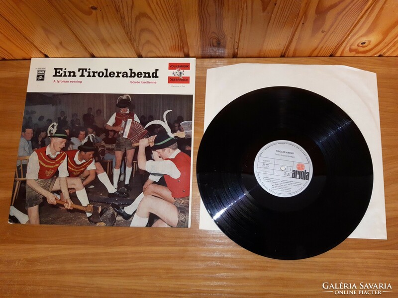 Lp vinyl vinyl record ein tirolerabend - a tyrolian evening soire