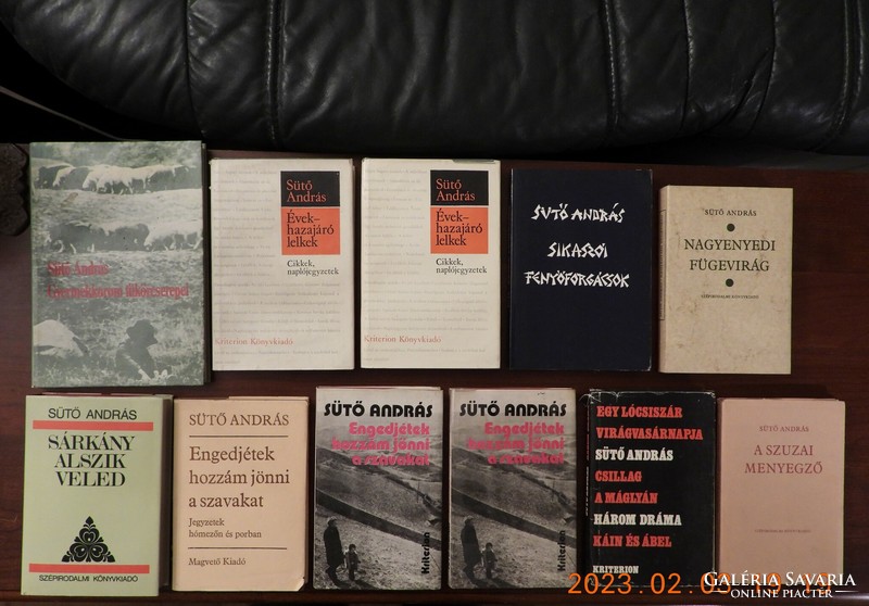 András Sütő volumes for sale