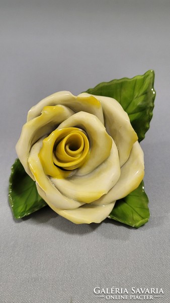 Herend yellow rose