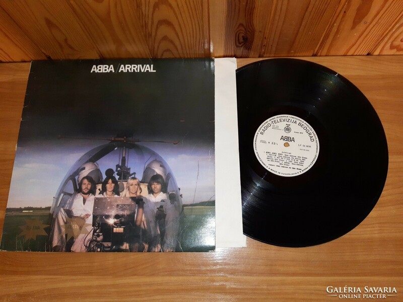 LP Bakelit vinyl hanglemez Hanglemez - ABBA- Arrival jugoszláv kiadás