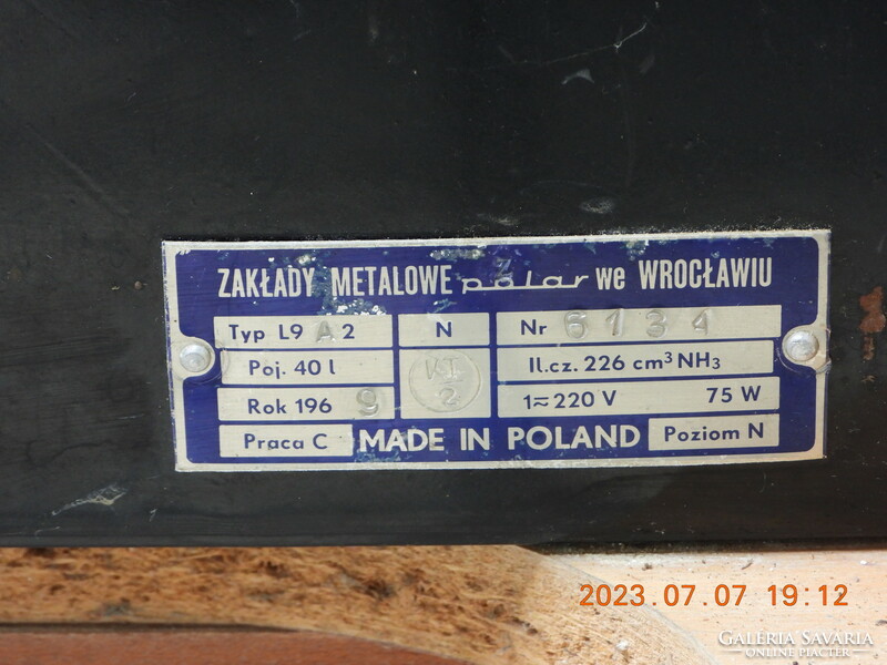 Old socialist Polish refrigerator for sale