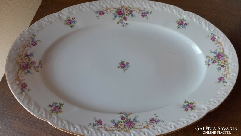 Old marked /altromlauer/ a wonderful rosy roast or pastry plate