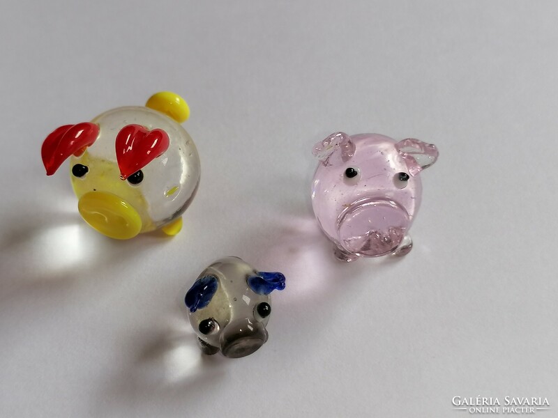 Lucky glass pigs, mascot 51.