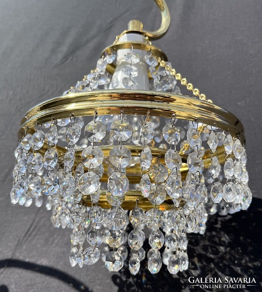 Czech crystal chandelier.