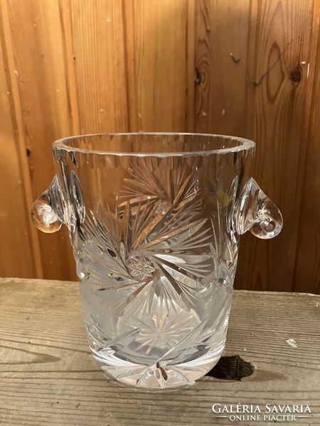 Lead crystal vase