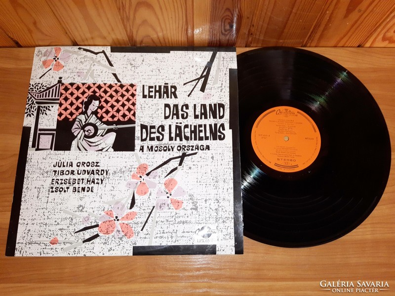 LP Bakelit vinyl hanglemez Lehár Ferenc - A mosoly országa