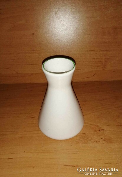 Bodrogkeresztúr ceramic woodpecker memorial vase - 10.5 cm high (19/d)