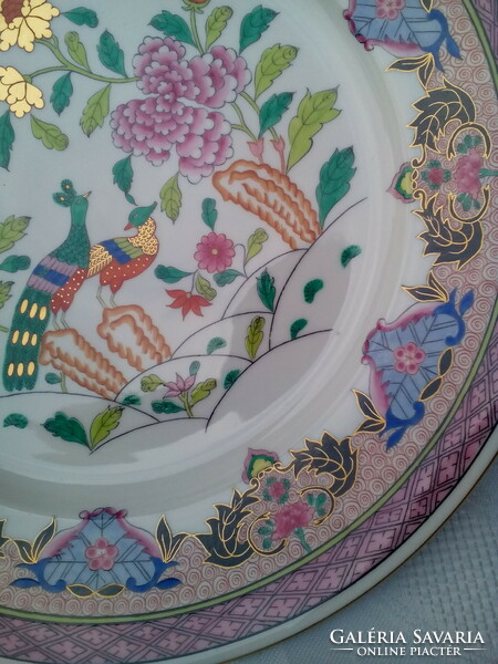 New Herend paon de Peking peacock wall plate, wall plate