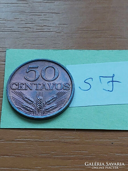 Portugal 50 centavos 1978 bronze sj