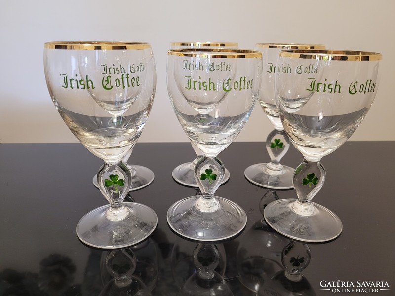 Irish coffee set 6 glasses