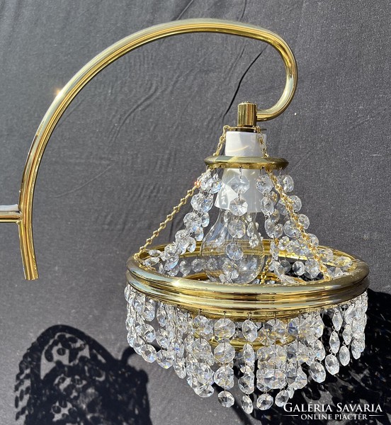Czech crystal chandelier.
