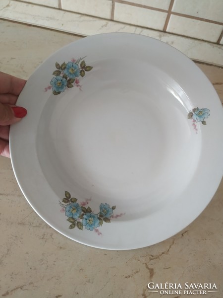 Zsolnay porcelán ibolyás mély tányér eladó!