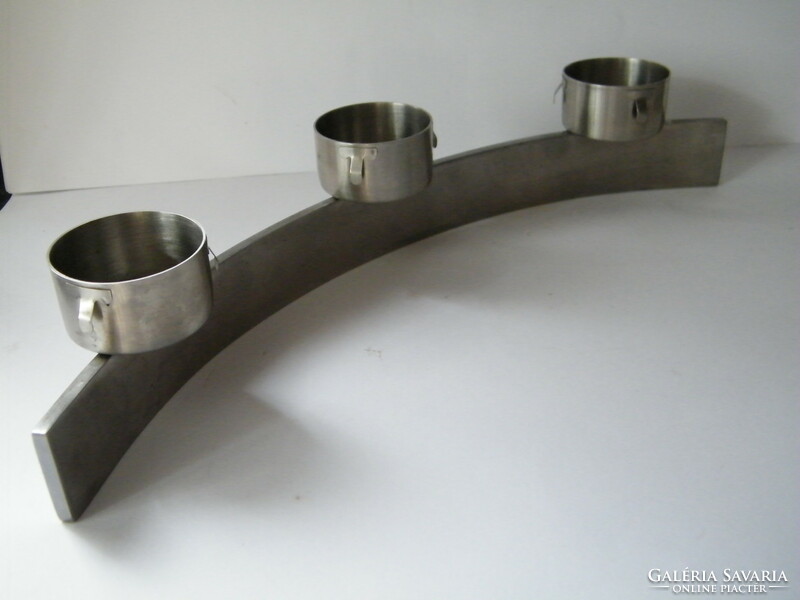 Minimalist style stainless steel blomus candle holder, candle holder