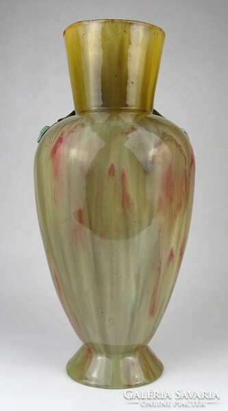 1N649 old marked large hops ceramic vase 33 cm