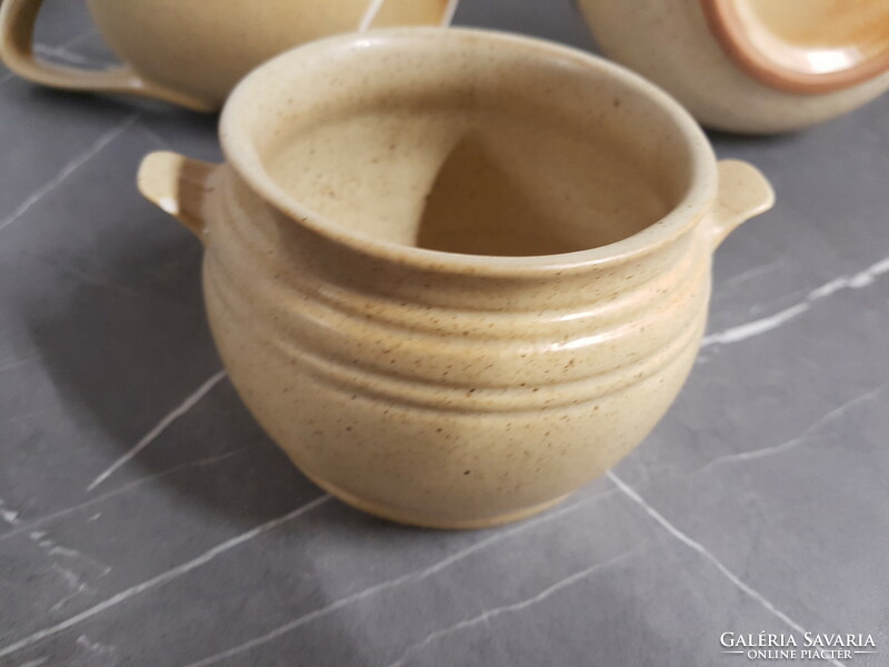 3 stoneware kitchen items