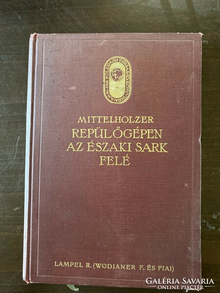 Cholnoky Jenő, Walter Mittelholzer: Repülőgépen az Északi sark felé. A Spitzbergák földrajzi térképe