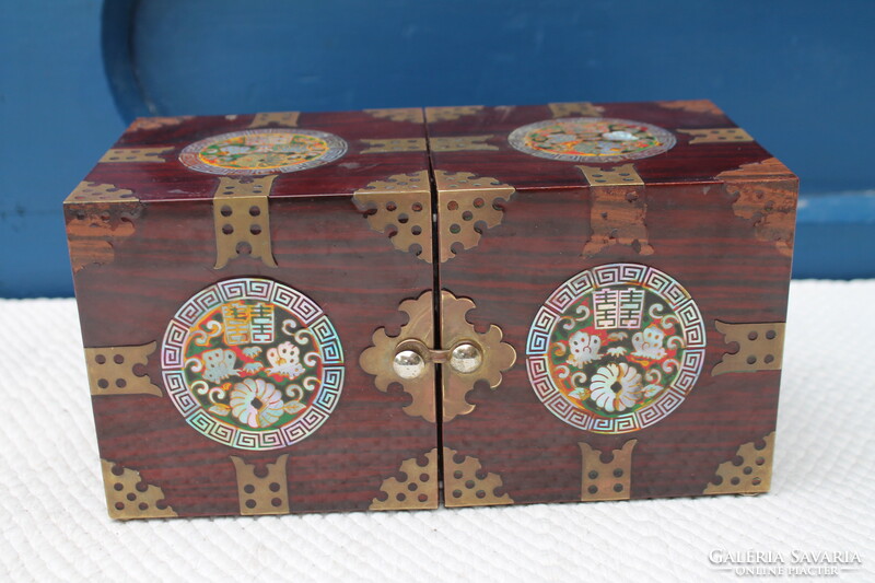 Jewelery box with copper studs