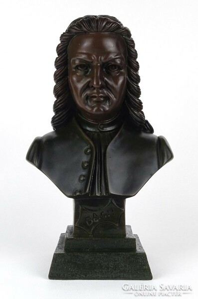 1N676 marked and dated Bach resin bust 28.5 Cm