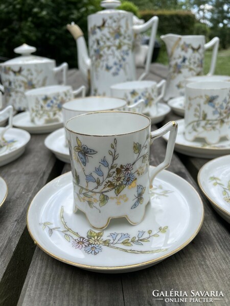 Antique French porcelain set