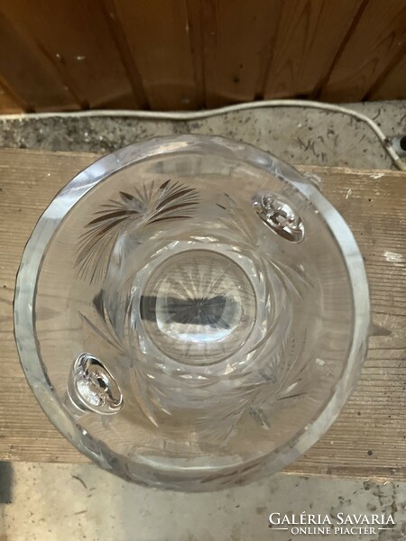 Lead crystal vase