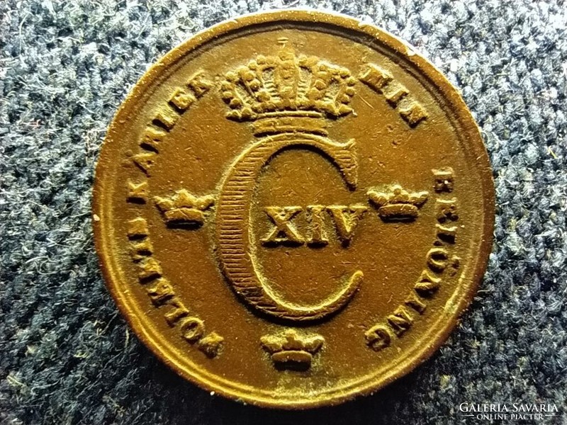 Sweden xiv. János Károly (1818-1844) 1/6 skilling banco 1839 (id62749)