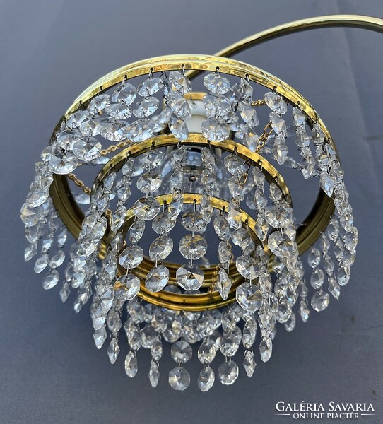 Czech crystal chandelier.