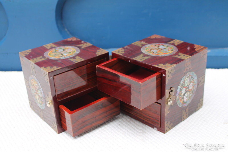 Jewelery box with copper studs