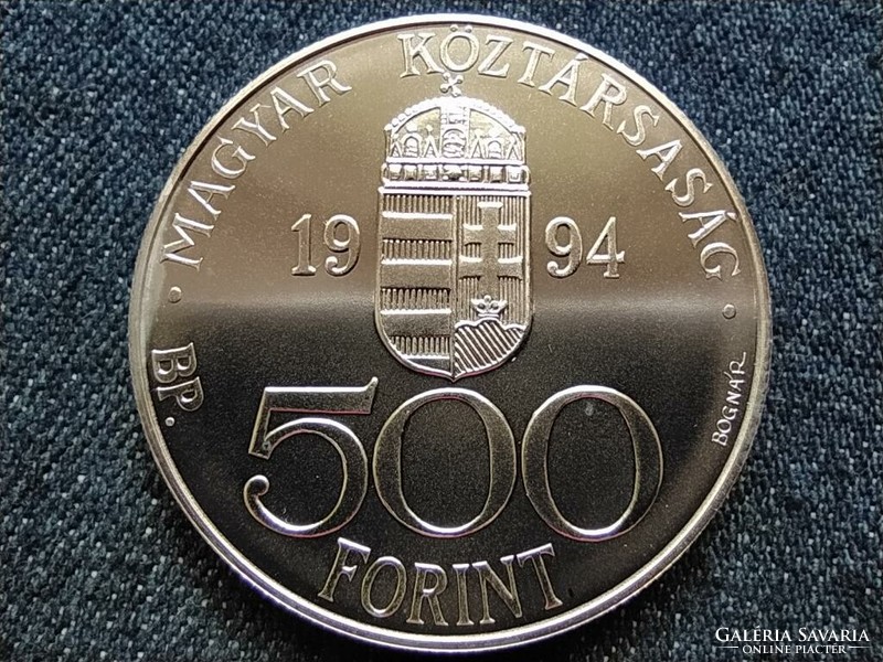 E.C.U. - Integráció az Európai Unióba .925 ezüst 500 Forint 1994 BP BU (id62989)