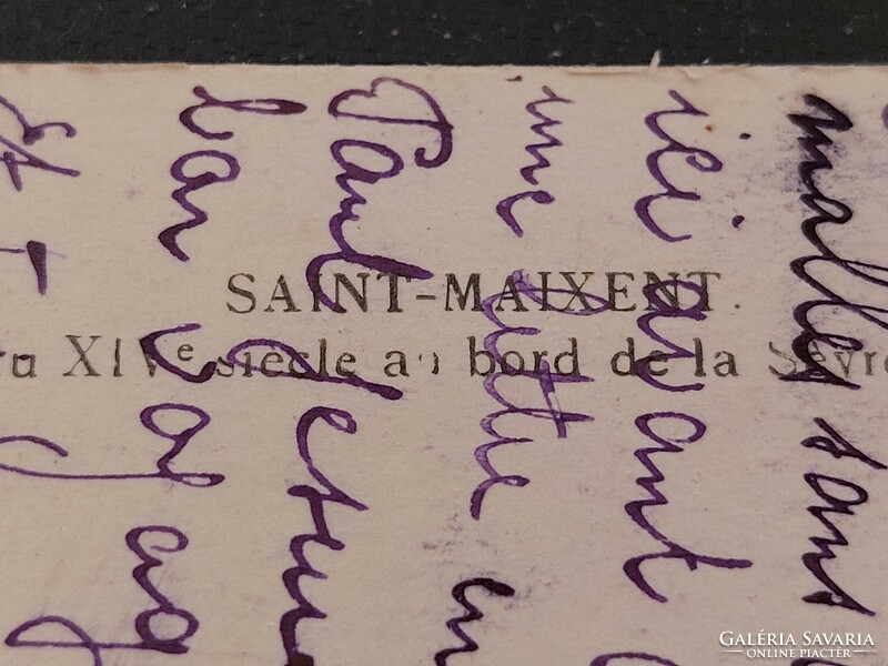 Régi képeslap fotó levelezőlap Saint Maixent