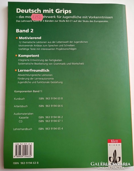 Deutsch mit Grips 2 - Lehrmaterial: Kursbuch + Arbeitsbuch + Lehrerhandbuch