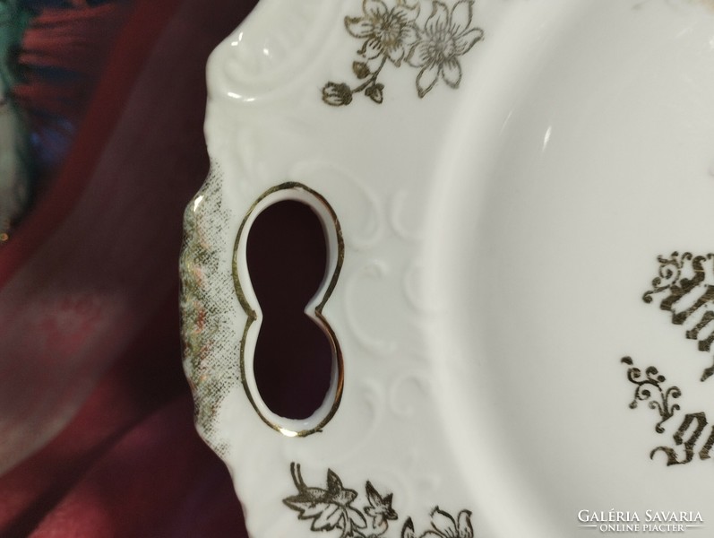 Gyönyörű porcelán kínáló tál, asztalközép