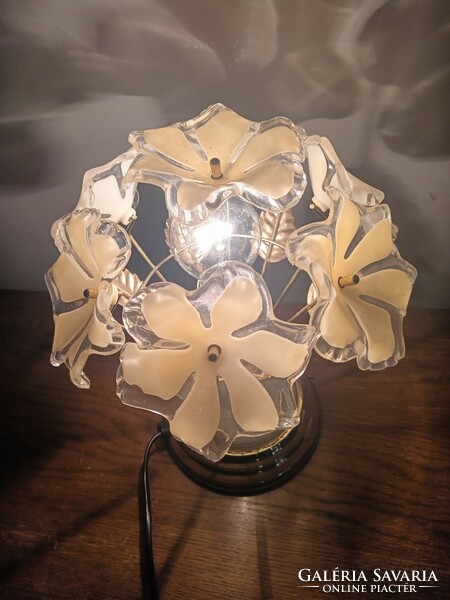 Vintage Murano? Glass flower table lamp is negotiable