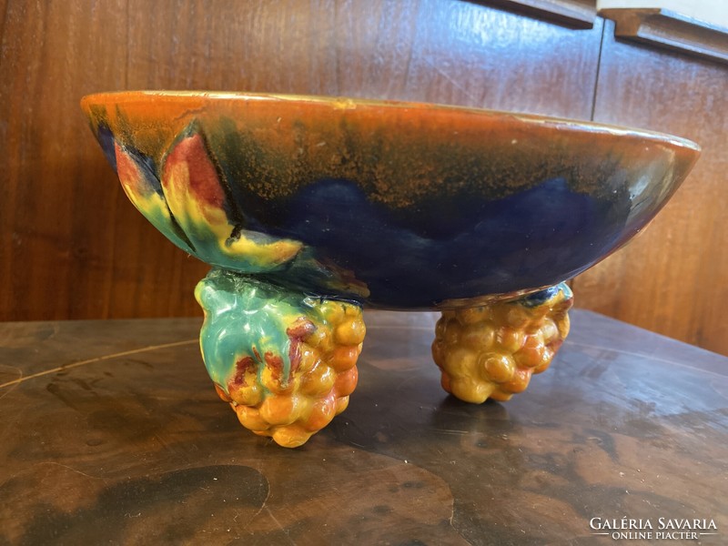 Antique corn ceramic bowl