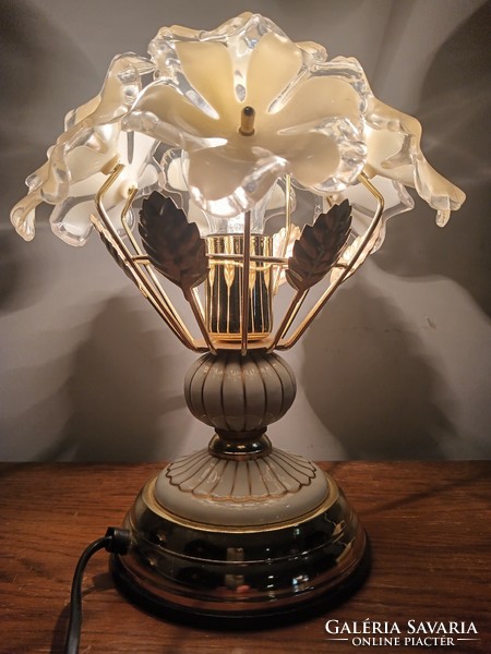 Vintage Murano? Glass flower table lamp is negotiable