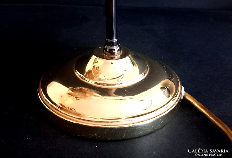 Muranoi búrás réz asztali lámpa ALKUDHATÓ  design