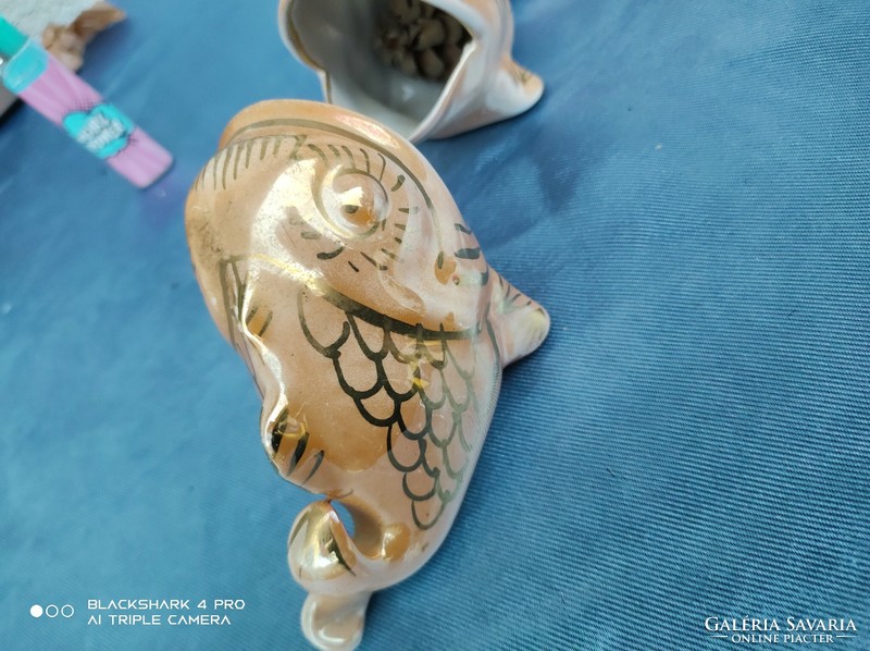 Craftsman glazed ceramic fish