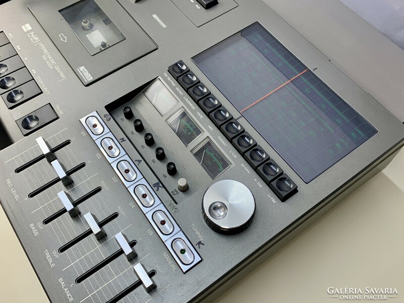 Sharp SG-400H Stereo Music Center lemezjátszó rádió erősítő
