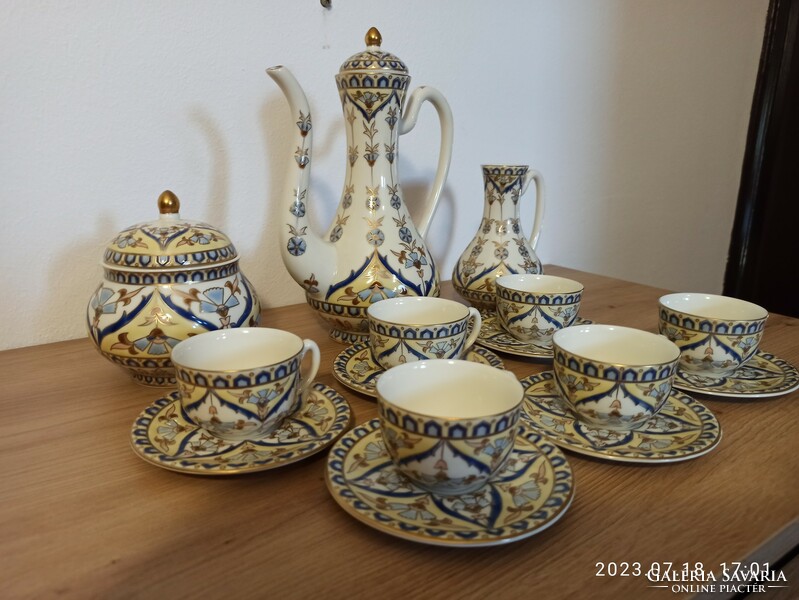 Zsolnay Persian coffee set