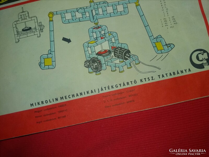 Collectors of almost antique java construction cabinet construction toy instruction and parts booklet according to the pictures 1.