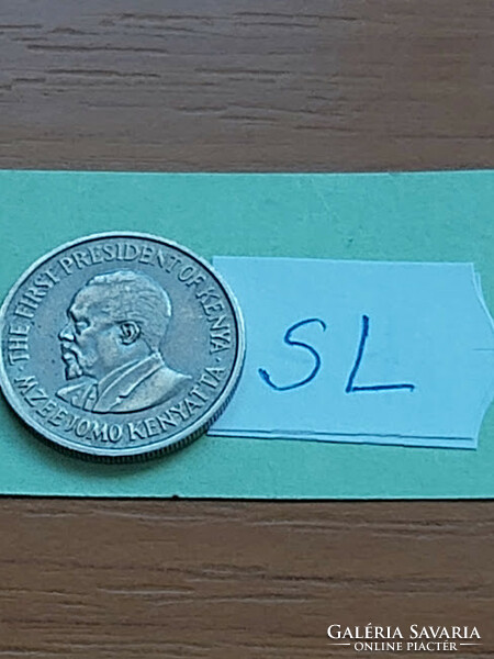 Kenya 50 cents 1974 mzee jomo kenyatta, copper-nickel sl