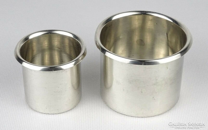 1N662 old marked silver cup 2 pieces