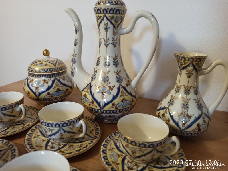 Zsolnay Persian coffee set