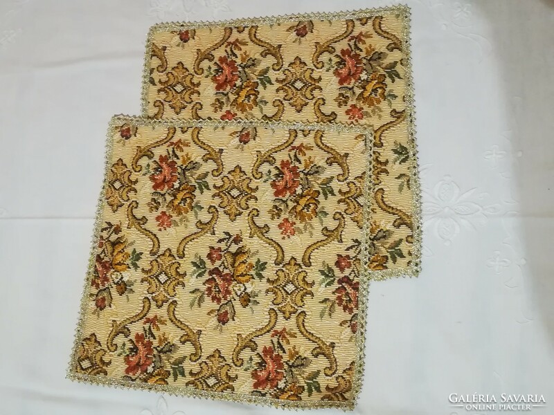 Antique pattern tablecloths, 2 pcs in one.