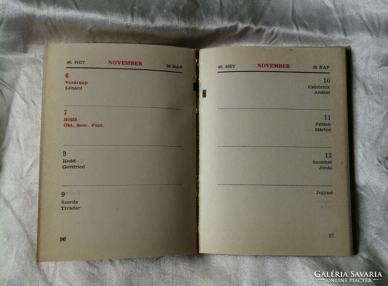 Szakszervezeti aktivisták naptára 1966